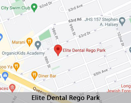 Map image for Family Dentist in Rego Park, NY